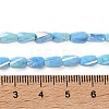 Ombre Effect Dyed Glass Beads Strands GLAA-I059-01C-4