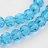 Transparent Glass Bead Strands X-GLAA-G013-10mm-49-3