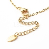 Heart Alloy Enamel Charm Bracelet for Valentine's Day BJEW-JB06656-02-6