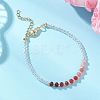 4Pcs Dyed Natural Malaysia Jade & Glass Beaded Bracelets for Women BJEW-JB13076-6