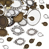 1Bag Alloy Pendant Cabochon Settings FIND-SC0023-79B-01-1