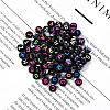 Craft Black Acrylic Beads SACR-YW0001-06-7