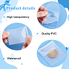 100Pcs 2 Styles Dustproof PVC Commemorative Coin Storage Envelope Bags for Jewelry ABAG-PH0001-49-4
