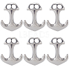 SUNNYCLUE 6Pcs 304 Stainless Steel Hook Clasps STAS-SC0008-12-1