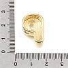 Brass Slide Charms KK-E802-33G-P-3
