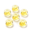 Transparent Acrylic European Beads TACR-P009-C01-02-1