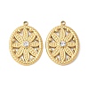 304 Stainless Steel Rhinestone Pendants STAS-Z122-46G-1