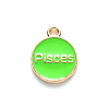 Alloy Enamel Pendants X-ENAM-S124-01A-06H-3