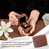 2-Slot Wooden Finger Ring Boxes OBOX-WH0007-18-3
