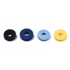 Handmade Polymer Clay Beads Strands CLAY-R089-6mm-T02B-33-3