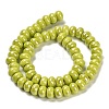 Glazed Porcelain Rondelle Beads PORC-Q001-01C-2