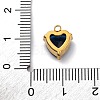 304 Stainless Steel Rhinestone Pendants STAS-P386-01G-02-3
