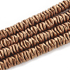 Electroplate Non-magnetic Synthetic Hematite Beads Strands G-N0321-07I-1