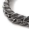 304 Stainless Steel Cuban Link Chain Bracelets for Women Men BJEW-Q341-06A-AS-2