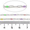 Brass Dapped Chains AJEW-Q153-03P-03-2