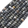 Natural African Black Opal Beads Strands G-P575-A31-8x5mm-2
