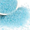 Luminous Transparent Glass Seed Round Beads GLAA-F124-D07-A-1
