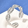 Brass Cuff Bangles for Women BJEW-U018-02P-1