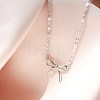 925 Sterling Silver Pendant Necklaces NJEW-BB50572-C-2