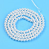 Baking Paint Pearlized Glass Pearl Bead Strands HY-N002-3mm-A12-4