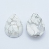 Natural Howlite Cabochons G-E491-B-04-2