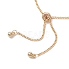 Brass Slider Bracelet Makings AJEW-JB01253-01-3