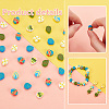   120Pcs 6 Colors Easter Themed Handmade Polymer Clay Beads CLAY-PH0001-92-4