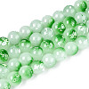 Baking Paint Glass Beads Strands DGLA-N015-10mm-09-1