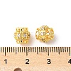 Brass Micro Pave Cubic Zirconia European Beads KK-U067-08G-05-2