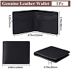Rectangle Leather Credit Card Wallets for Men AJEW-WH20007-07A-2