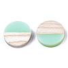 Resin & Wood Cabochons RESI-R425-05D-2