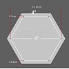 Acrylic Transparent Pressure Plate DIY-WH0158-46D-1