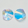 K9 Glass Rhinestone Pendants GLAA-F083-02A-06-2