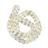 Electroplate Glass Beads Strands EGLA-D031-01-18-2