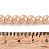 Baking Paint Pearlized Glass Pearl Round Bead Strands HY-Q003-6mm-18-5