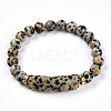 Natural Zebra Jasper Beads Stretch Bracelets BJEW-T022-04D-2