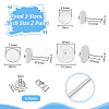 925 Sterling Silver Studs Earrings Finding STER-PH0002-75-2