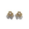 Alloy & Imitation Pearl Stud Earrings WG51E44-01-6