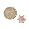 Beaded Star Eye Charms PALLOY-MZ00575-06-2