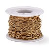 304 Stainless Steel Paperclip Chains CHS-D033-06G-02-3