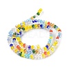 Glass Beads Strands EGLA-A034-M4mm-61-5