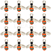 40Pcs Alloy Enamel Pendants FIND-SC0007-62-1
