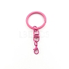 Spray Painted Iron Keychain Swivel Clasps FIND-WH0111-355H-1