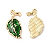 Eco-friendly Alloy Enamel Pendants PALLOY-M212-17G-2