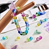 Baking Painted Crackle Glass Bead and Transparent Spray Painted Glass Pendants CCG-SZ0001-04-5