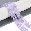 Natural Selenite Beads Strands G-F750-19-2