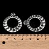 Transparent Acrylic Pendants TACR-G048-19-3