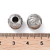 304 Stainless Steel Rhinestone European Beads STAS-A092-10Z-P-3