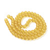 Baking Paint Transparent Glass Bead Strands X-GLAA-S031-10mm-11-2