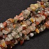 Chip Natural Rutilated Quartz Bead Strands X-G-L454-08-1